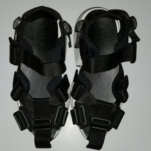 NEW MM6 Maison Margiela Chunky Sole Sandals- BLACK